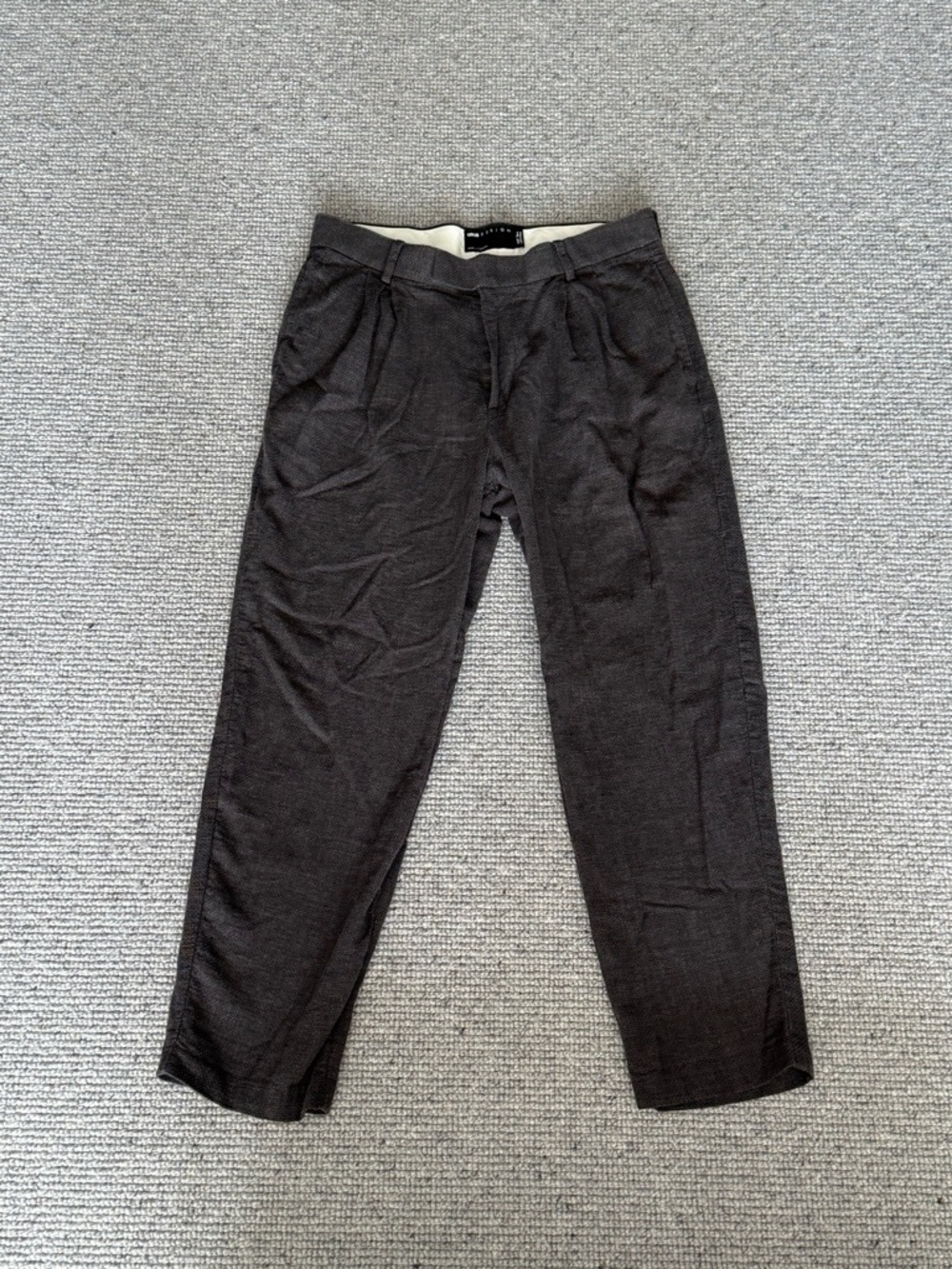 ASOS Design Men's Slacks Work Pants W30" L30" Grey